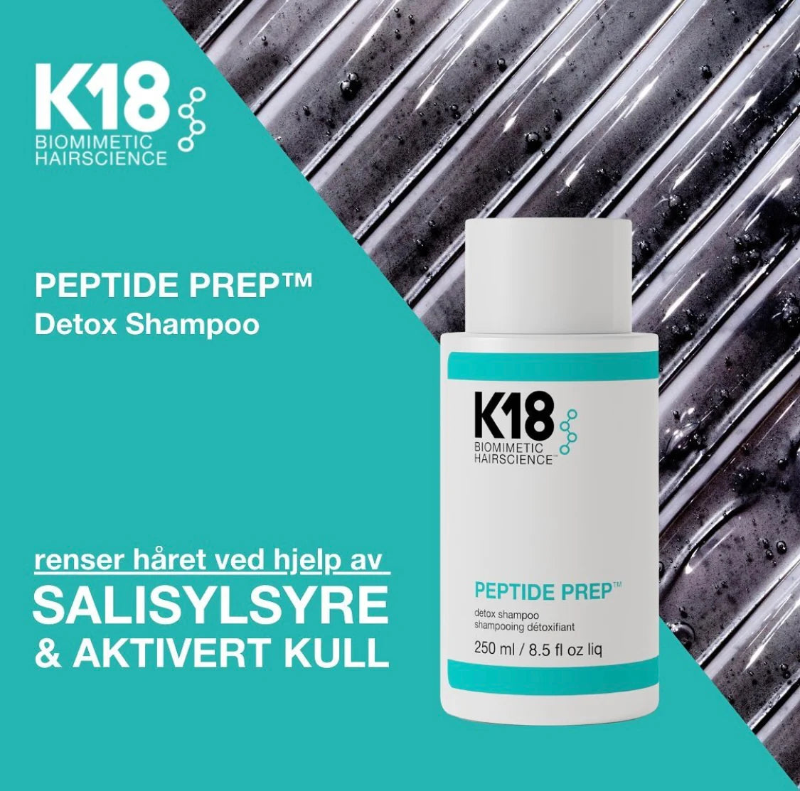 K18 Peptide Prep Detox Shampoo 250ml